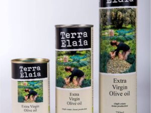 Ελαιόλαδο terra elaia σε μεταλλικό δοχείο