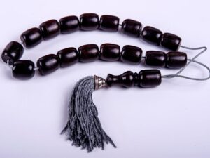 Χειροποίητο κομπολόι από ξύλο έβενο